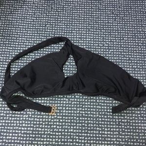 EXPRESS black key hole cut out bikini top